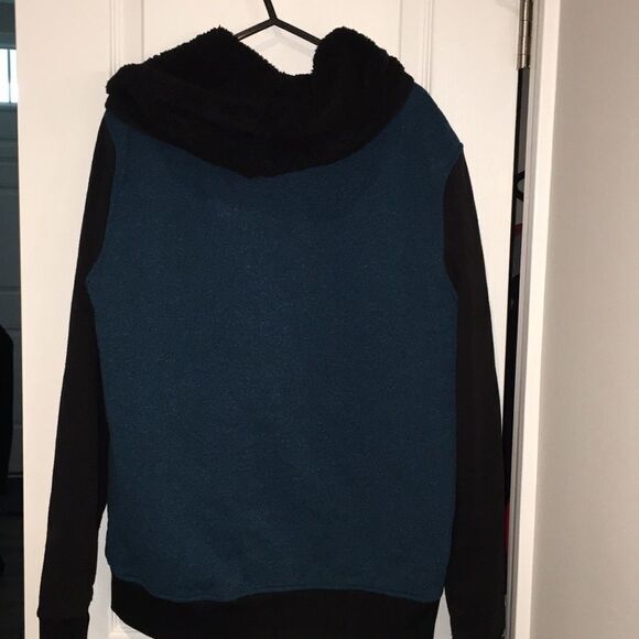 Zoo York zipper fleece hoodie jacket sweatshirt S - Picture 4 of 4